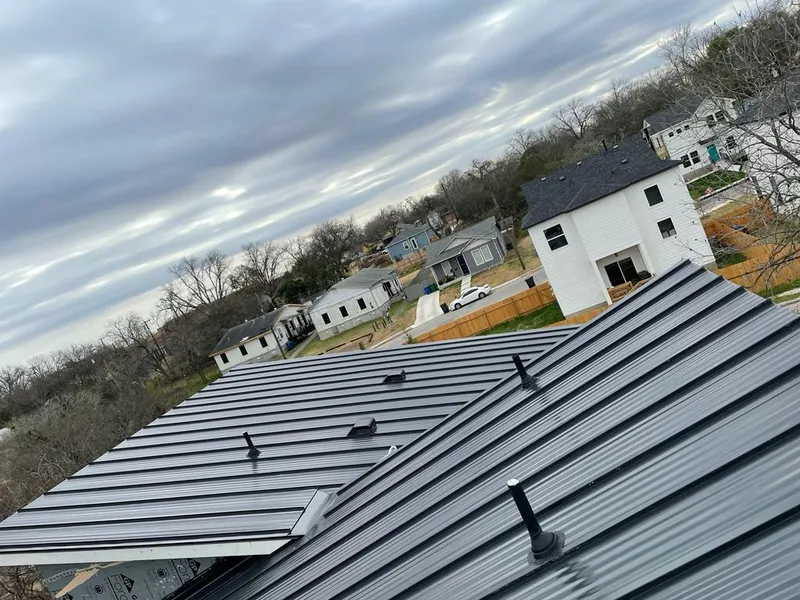 Standing seam metal roof panels with vents for Skylight Repair in Chattanooga